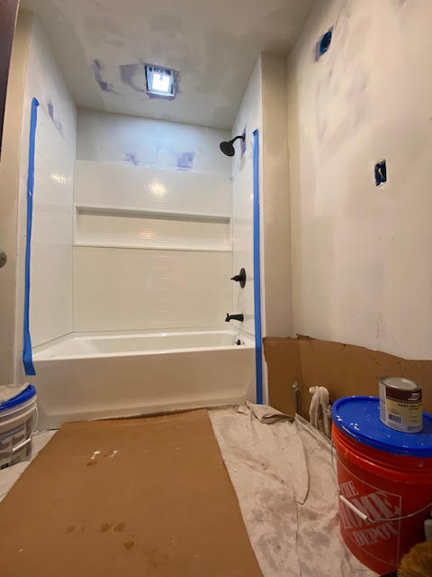 Finishing the smooth finish drywall