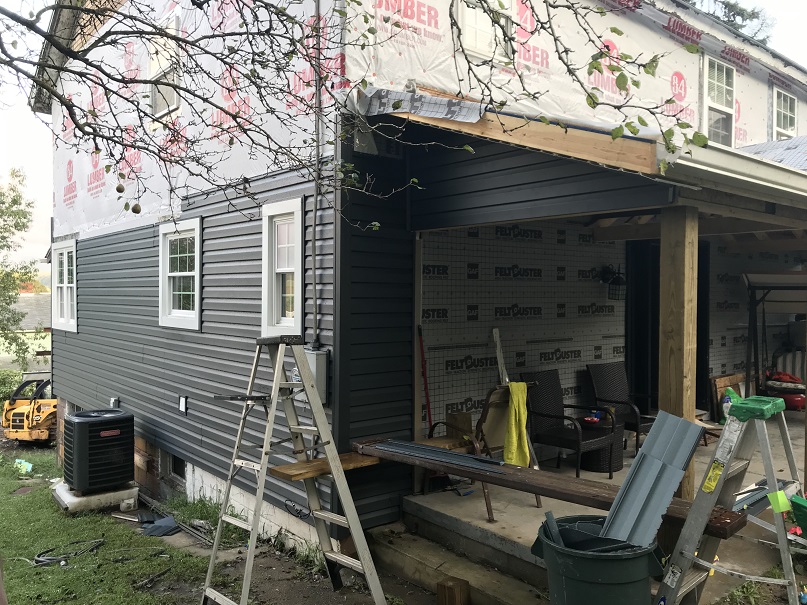 Low maintenance vinyl siding, gutters fascia and soffit